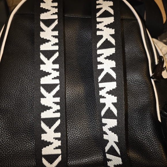 Michael Kors Backpack in Black, White, and Yellow - Picture 2 of 8